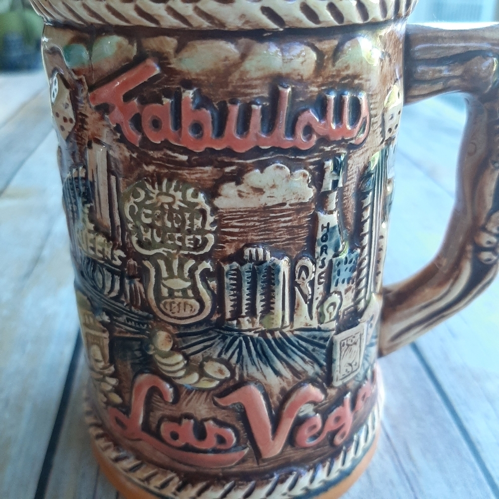 VTG LAS VEGAS CERAMIC SOUVENIR MUG - Picture 9 of 16
